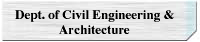 Dept. of Civil Engineering & Architecture