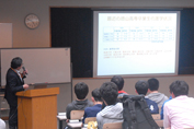 教務主事室石田主事補より、編入学の流れについて説明して頂きました。