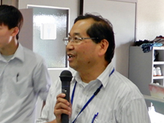 閉会挨拶をする大西先生